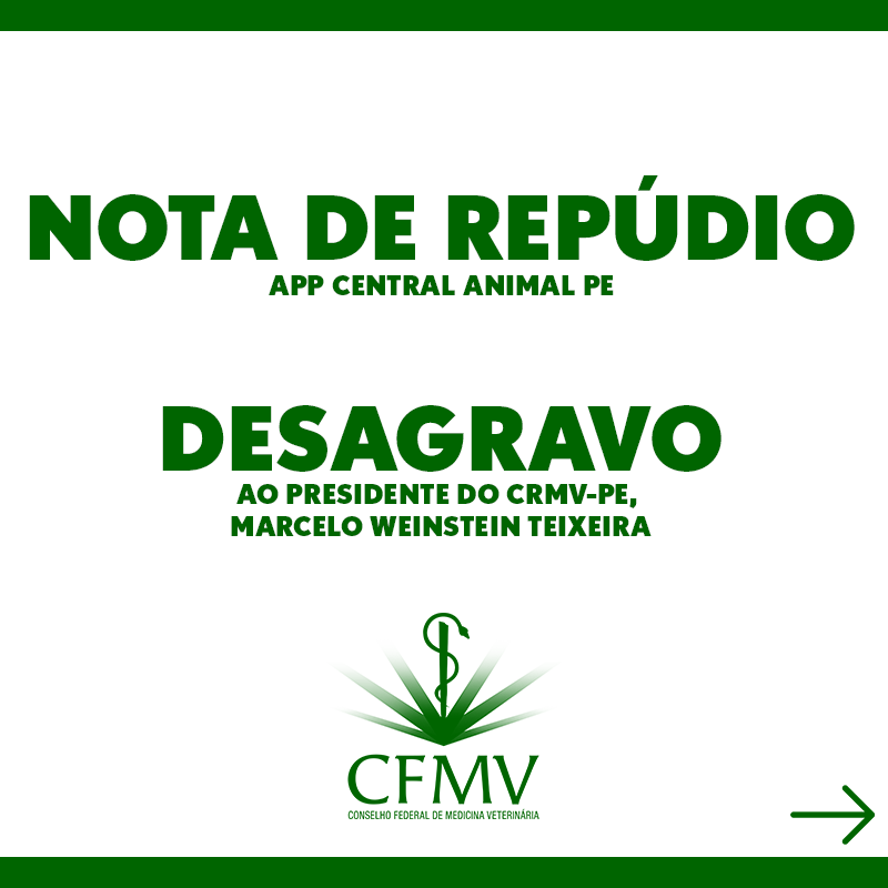 Nota oficial repudia aplicativo de castração gratuita e faz desagravo ao presidente do CRMV-PE