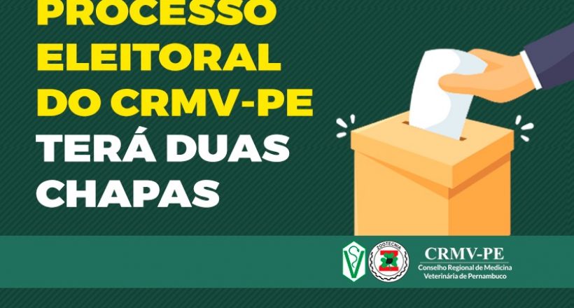 Processo eleitoral do CRMV-PE terá duas chapas