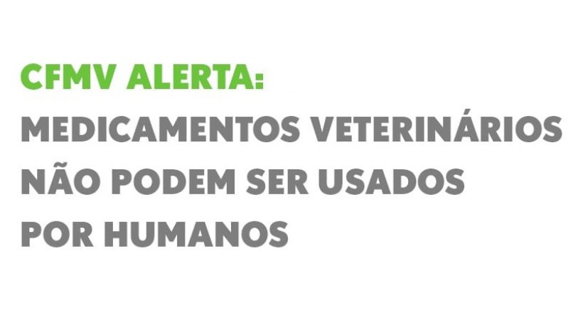 CFMV alerta: medicamentos veterinários não podem ser usados por humanos