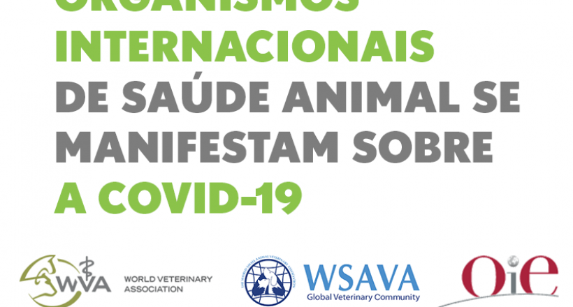 Organismos internacionais de saúde animal se manifestam sobre a Covid-19