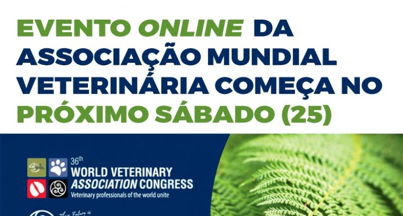 Evento online da Associação Mundial Veterinária
