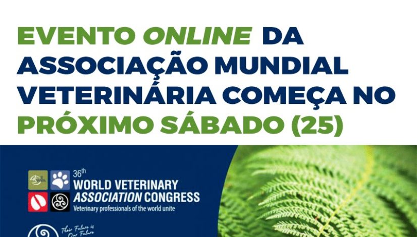 Evento online da Associação Mundial Veterinária