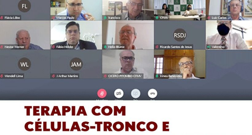 Terapia com células-tronco e ozonioterapia em animais são temas da plenária do CFMV
