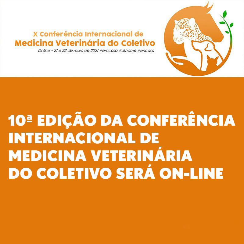 10ª edição da Conferência Internacional de Medicina Veterinária do Coletivo será on-line