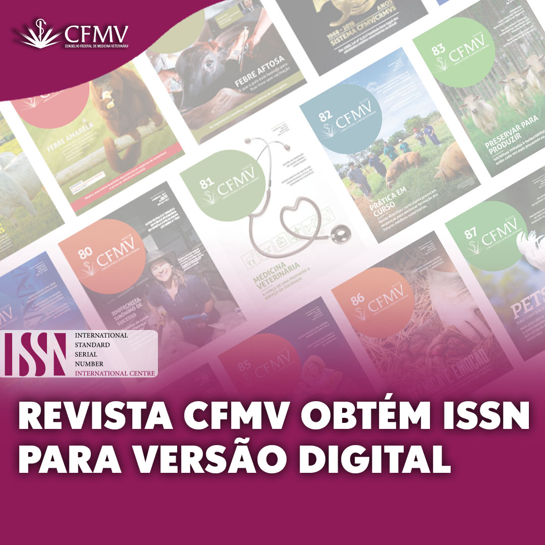 Revista CFMV obtém ISSN para versão digital