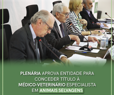 Plenária aprova entidade para conceder título à médico-veterinário especialista em animais selvagens