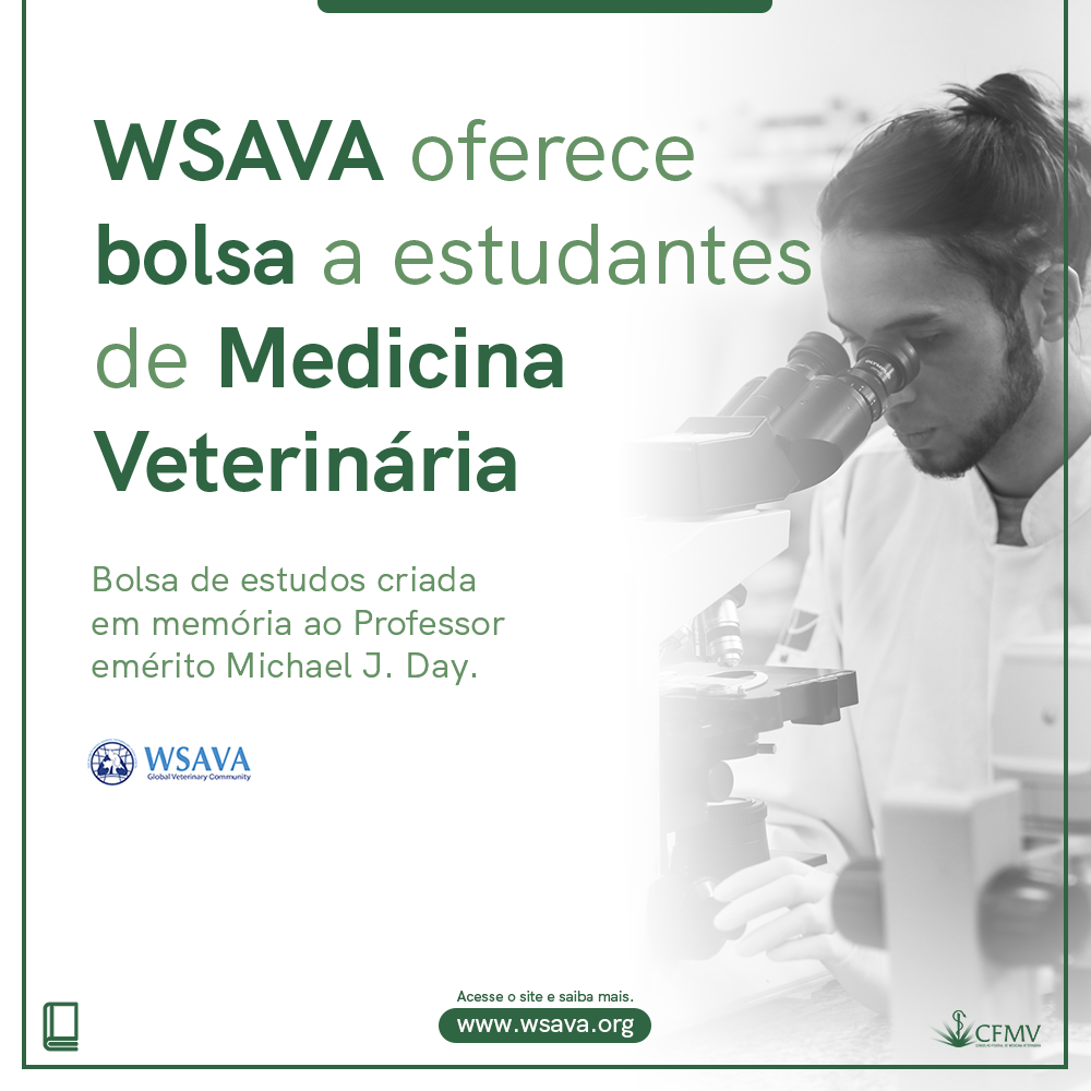WSAVA oferece bolsas a estudantes de Medicina Veterinária