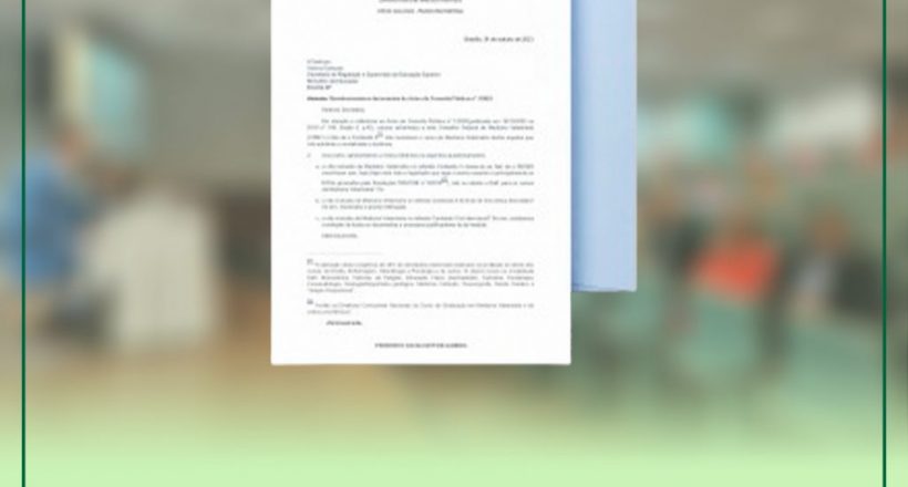 CFMV reforça pedido para MEC suspender graduação a distância em Medicina Veterinária