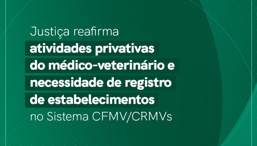 justica reafirma atividades privativas dos medicos veterinarios