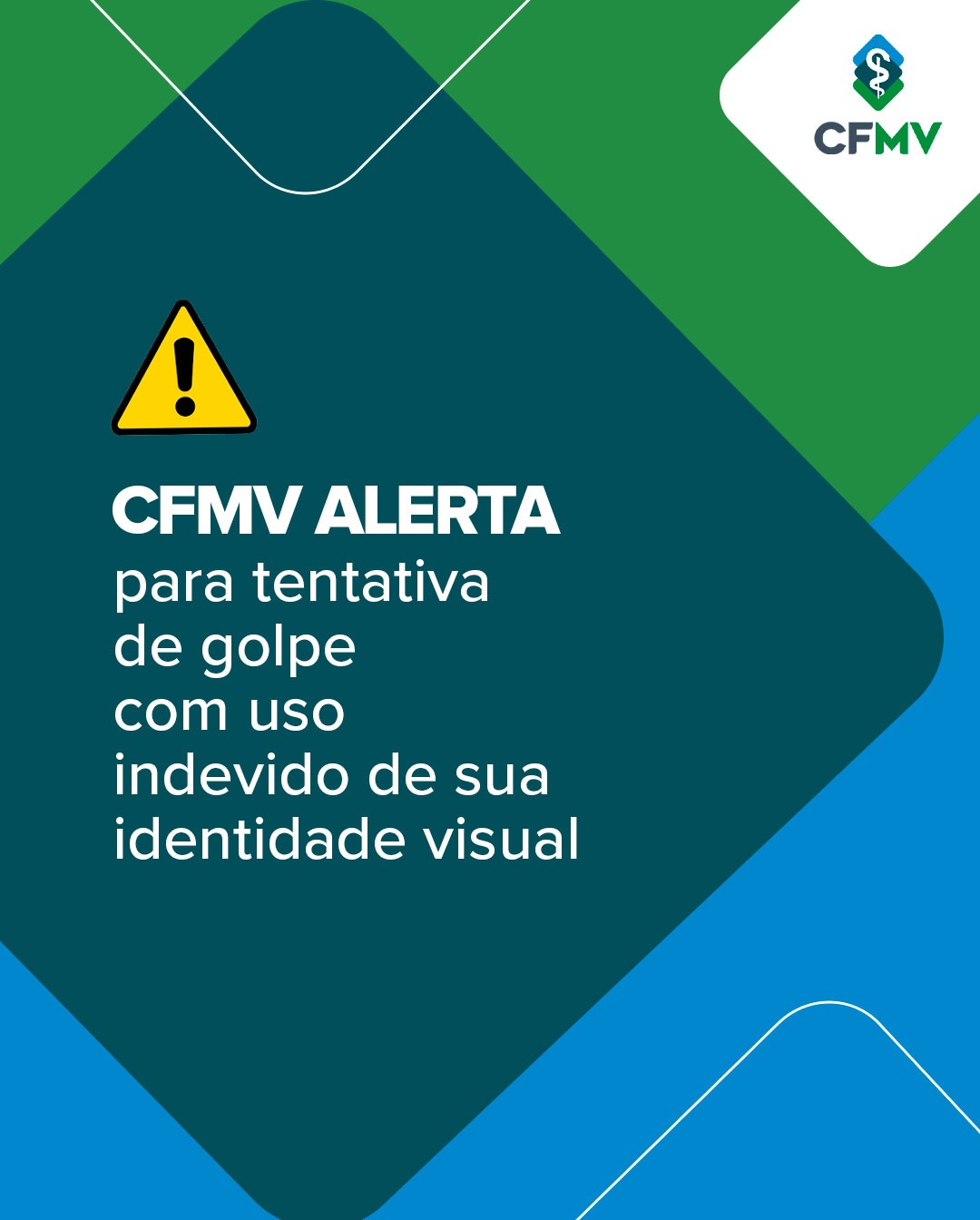 CFMV alerta para tentativa de golpe com uso indevido de sua identidade visual