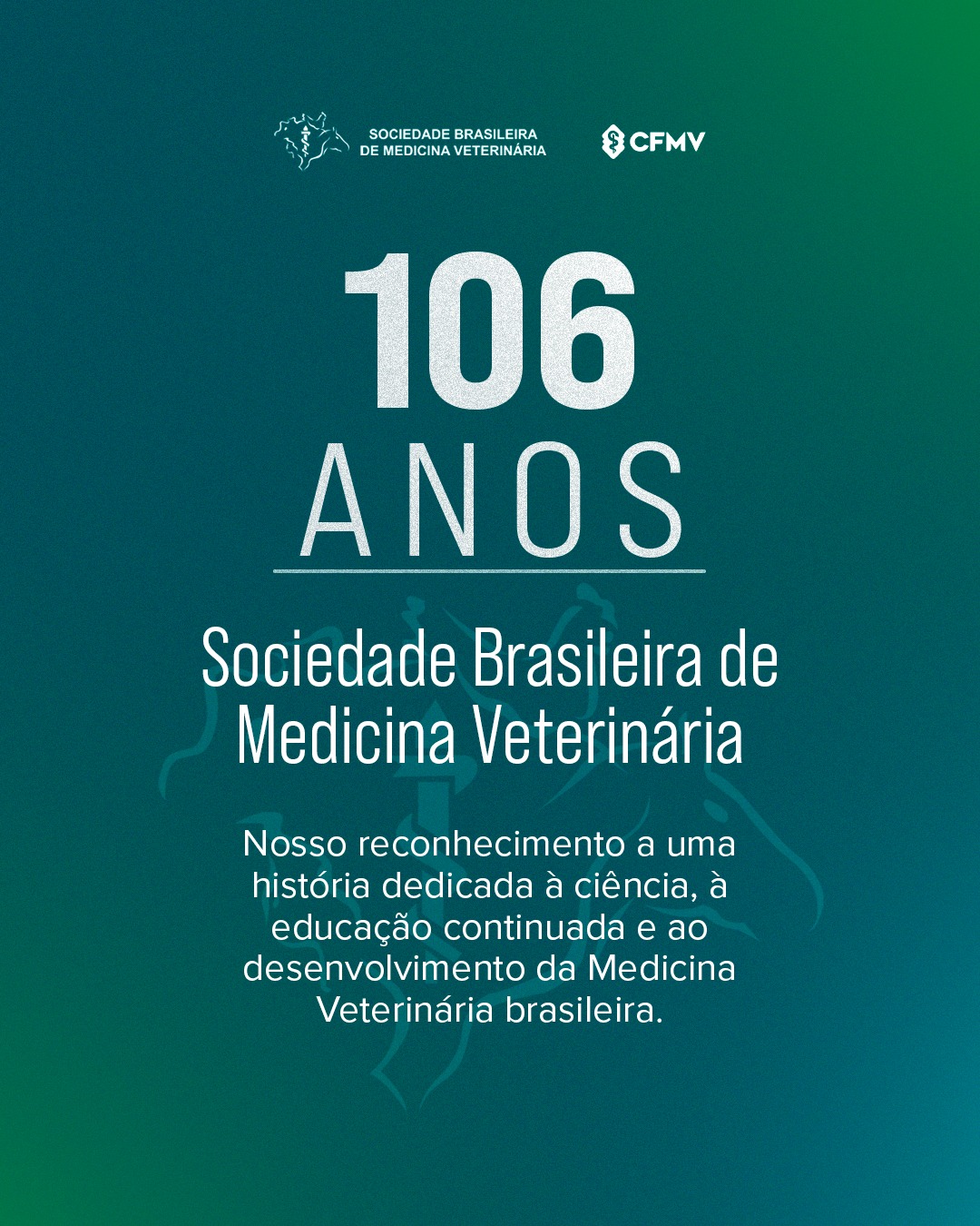 SBMV celebra 106 anos de contribuição à Medicina Veterinária brasileira ...